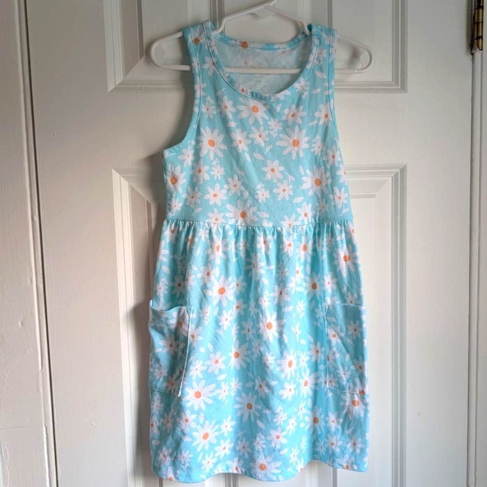 Wonder Nation Girls Size XS (4-5) Floral Dress